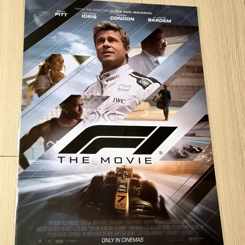 [BUNJANG] Brad Pitt F1 The Movie A3 Poster / [전용박스포장]영화 브래드피트 F1 더무비 에프원 포스터(A3)