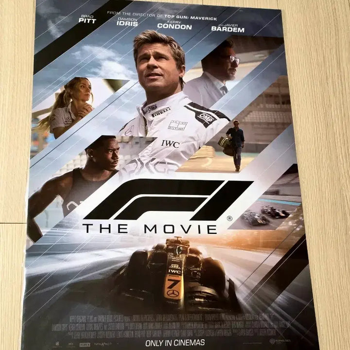 [BUNJANG] Brad Pitt F1 The Movie A3 Poster / [전용박스포장]영화 브래드피트 F1 더무비 에프원 포스터(A3)