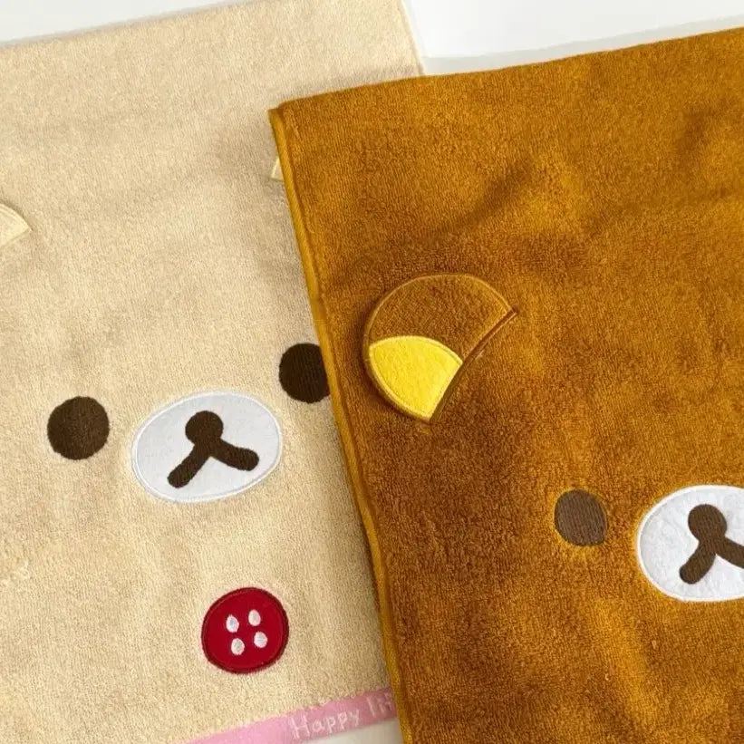 [BUNJANG] Rilakkuma &amp; Korilakkuma Towel Bundle / 리락쿠마 수건 일괄