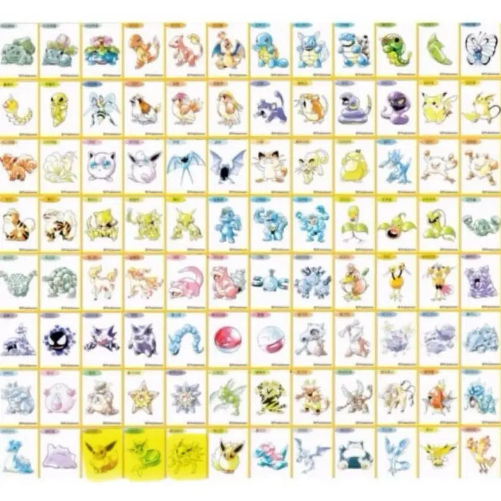 [BUNJANG] Pokemon Sticker Swap - Artwork Series / 교환) 포켓몬 띠부씰 교환 아트워크 30주넌