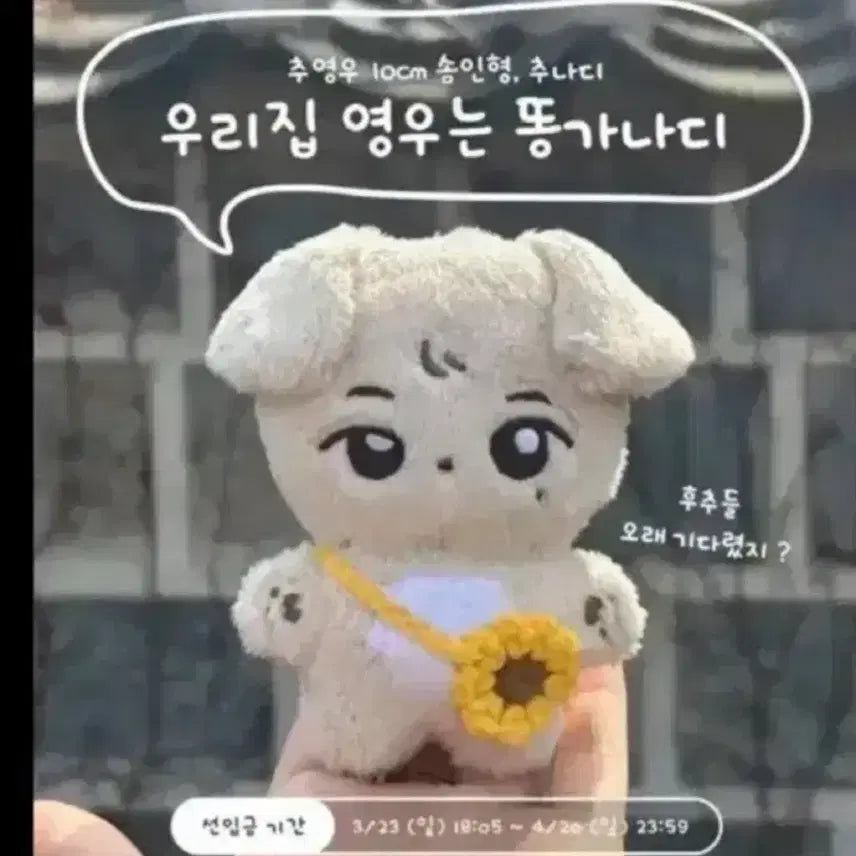 [BUNJANG] Choo Young-woo 10cm Doll &