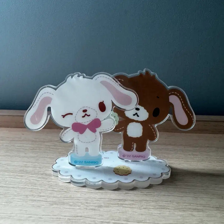 [BUNJANG] Sugarbunnies Shiro Usa &amp; Kuro Usa Acrylic Stand Biscuit Pouch Majirushi Keychain Gacha Fuwa Fuwa Sanrio / 고전 슈가바니즈 아크릴 스탠드 인형 시로우사 쿠로우사 파우치 메지루시 키링 가챠 후와후와 산리오 비스킷