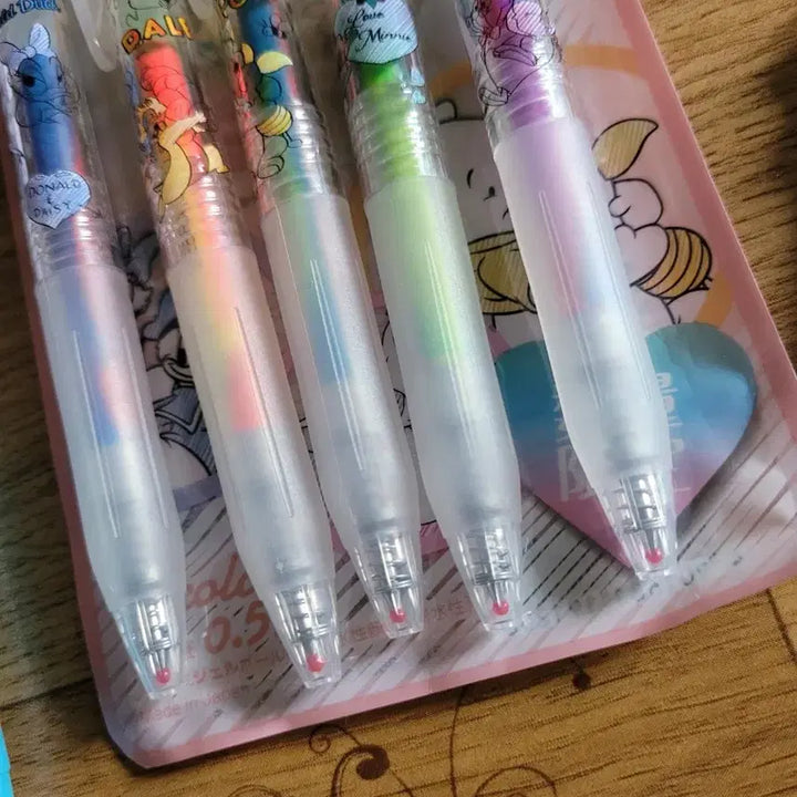 [BUNJANG] Disney Limited Edition Princess Ballpoint Pen &amp; Mini Mouse Keyring Bundle Set / 일괄)디즈니볼펜 프린세스볼펜 제브라볼펜 사라사볼펜 다즈니한정볼펜 디즈니키링