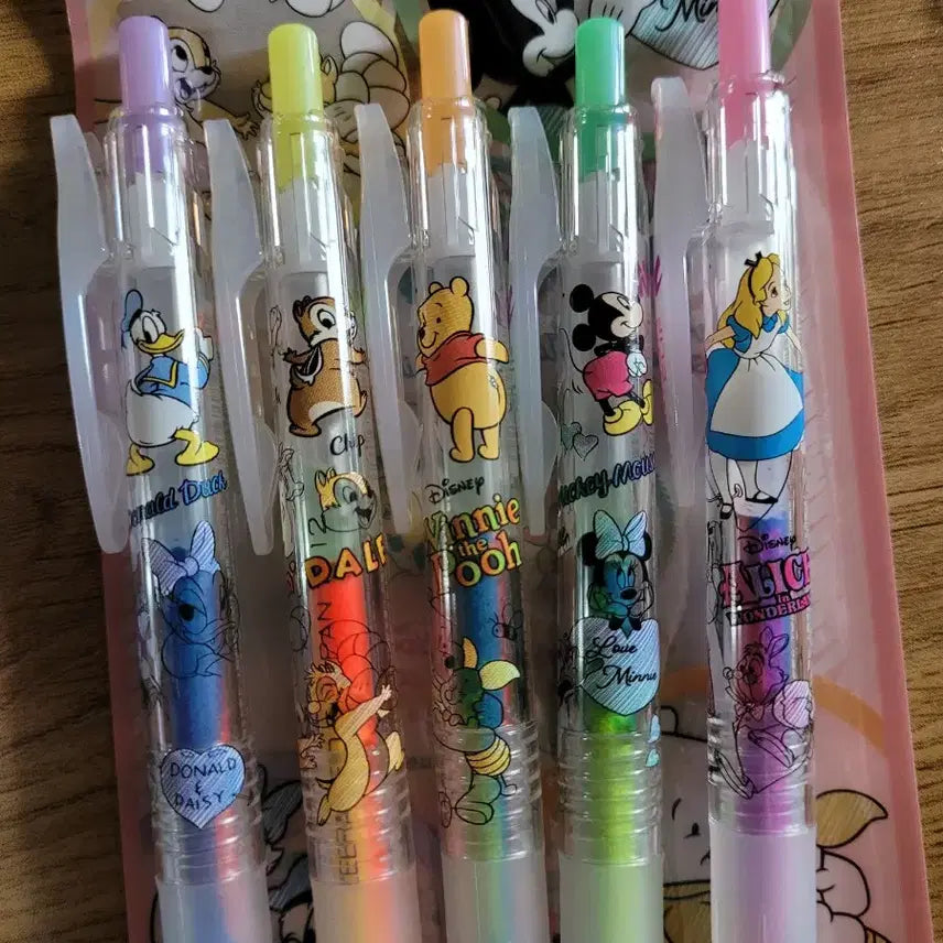 [BUNJANG] Disney Limited Edition Princess Ballpoint Pen &amp; Mini Mouse Keyring Bundle Set / 일괄)디즈니볼펜 프린세스볼펜 제브라볼펜 사라사볼펜 다즈니한정볼펜 디즈니키링