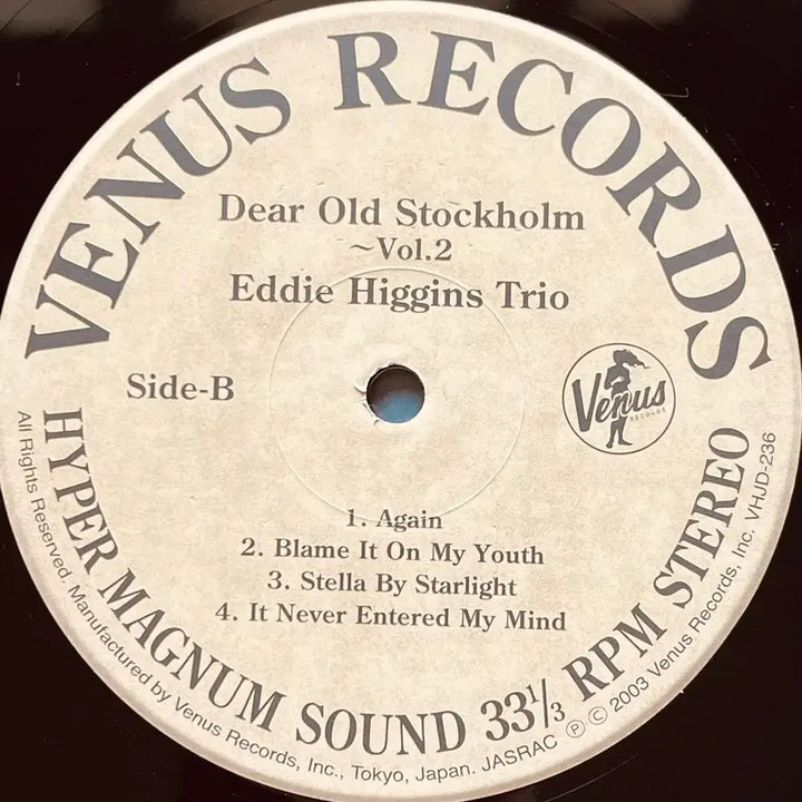[BUNJANG] Eddie Higgins Trio Dear Old Stockholm Vol.2 180g Vinyl LP / LP : Eddie Higgins Trio - Dear Old Stockholm Vol.2