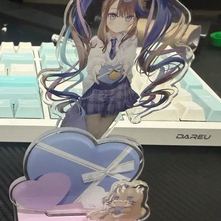 [BUNJANG] Airi Kanna Valentine Acrylic Stand &amp; Student ID Set / 아이리 칸나 발렌타인 아크릴 스탠드,학생증 팝니자