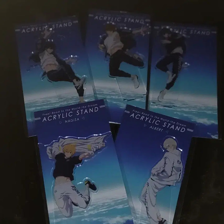 [BUNJANG] Free! RW Acrylic Standee Set (Ikuya, Nagisa, Haruka, Albert, Natsuya) - 5 Types / 미개봉 free! rw아크릴 5종 이쿠야 나기사 하루카 알베르트 나츠야