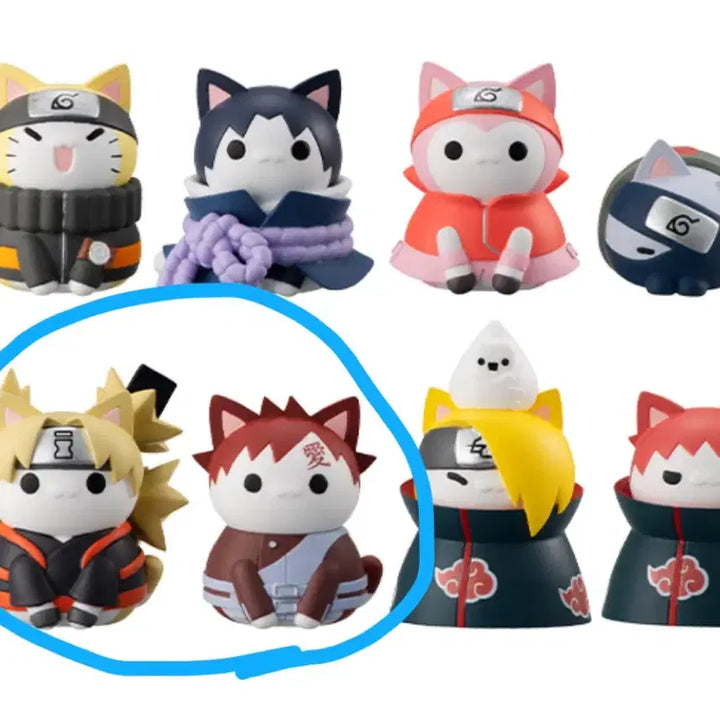 [BUNJANG] Naruto Shippuden Kessen Hen Gaara &amp; Temari Bundle Set / 나루토 메가캣 3탄 가아라 테마리 일괄 질풍전 결전