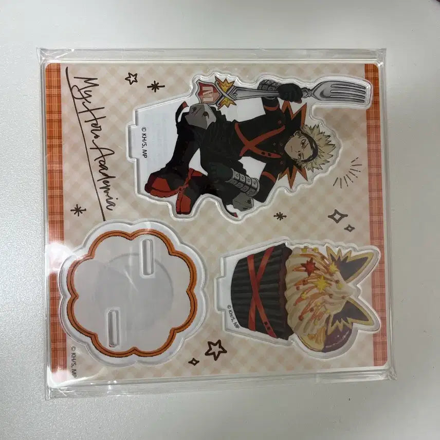 [BUNJANG] My Hero Academia Katsuki Bakugo Openschool Cupcake Acrylic Stand / 나의 히어로 아카데미아 바쿠고 카츠키 오픈스쿨 컵케이크 아크릴 스탠드