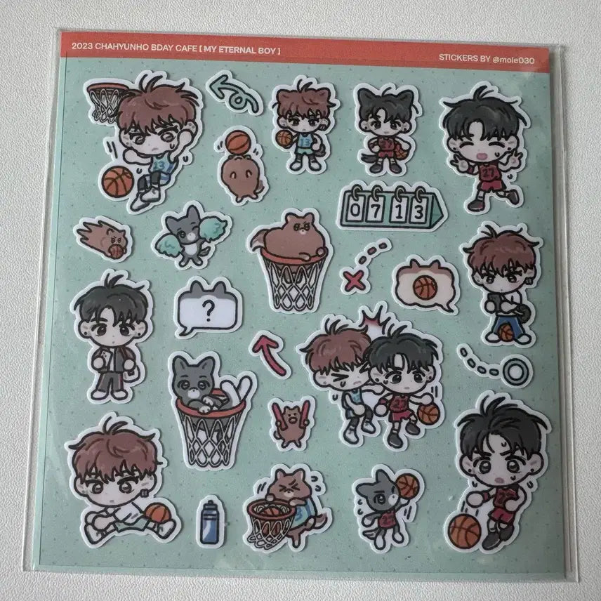 [BUNJANG] Cha Hyunho &amp; Jeong Euiheon Disruve Sticker Set (1st Edition, Sealed) / 1차 bl 차현호 정의헌 디스러브 현헌 스티커 미개봉