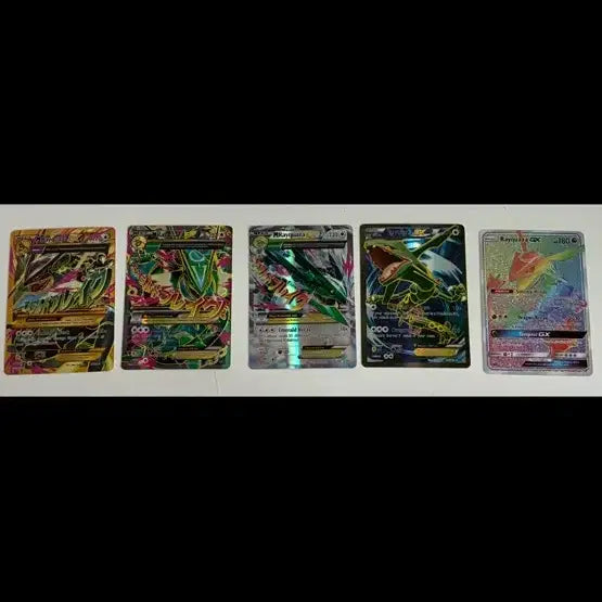 [BUNJANG] Pokemon Card Rayquaza 5-Card Set / 포켓몬 카드 레쿠쟈 5장 세트