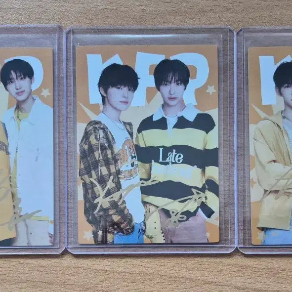 [BUNJANG] TERECA 2025 KPOP Rookie Kickflip Team Signature Card 3-Card Lot / 2025 테레카 KPOP 루키 킥플립 팀 시그니처카드 3장랏 판매합니다.