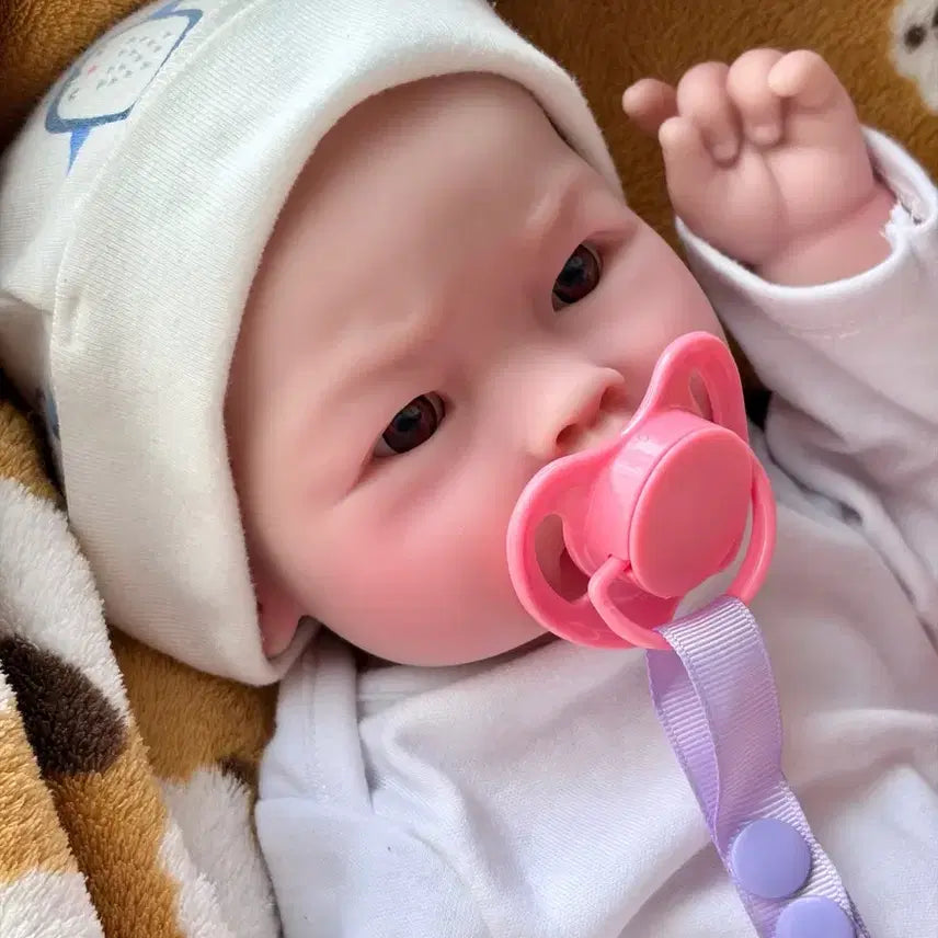 [BUNJANG] Full Silicone Reborn Doll 17 Inch - Pinkping / (여름방학 할인) 풀실리콘 리본돌 17인치
