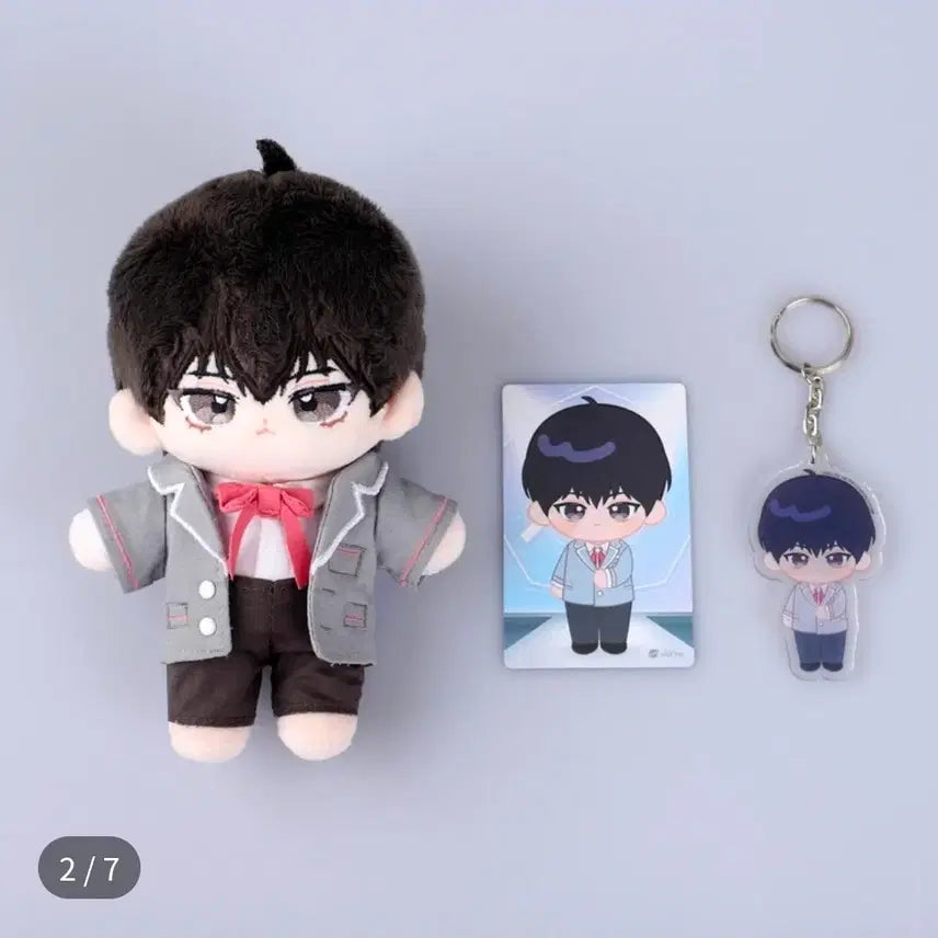 [BUNJANG] Debut or Die Bae Sejin Ajuusa Uniform Outfit 15cm Plush Doll / 데못죽 공식 인형 / 배세진 공식 인형 / 배세진 아주사 인형 판매