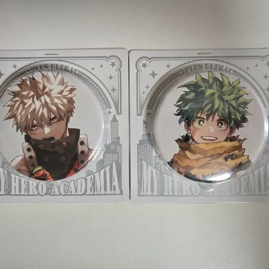[BUNJANG] My Hero Academia Bakugo Midoriya Can Badge Set / 나의 히어로 아카데미아 바쿠고 미도리야 캔뱃지