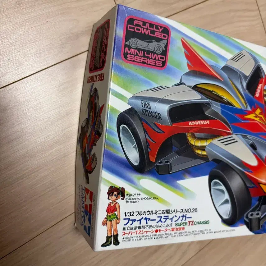 [BUNJANG] Tamiya Fire Stinger Mini 4WD Model Kit / 타미야 파이어 스팅거 미니카 19426 미니카  우챔 우리는 챔피언