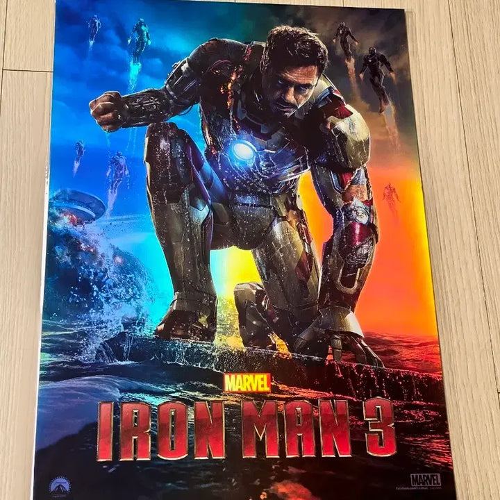 [BUNJANG] Marvel Iron Man 3 Tony Stark Movie Poster (A3) / [초희귀한정판]영화 마블 아이언맨3 토니스타크 포스터(A3)