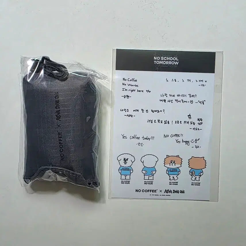 [BUNJANG] NO COFFEE x ALD1 Reusable Bag with Sticker Set / 노커피 알디원 MD 리유저블백(스티커포함)