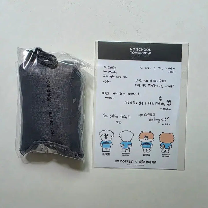 [BUNJANG] NO COFFEE x ALD1 Reusable Bag with Sticker Set / 노커피 알디원 MD 리유저블백(스티커포함)