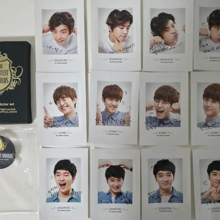 [BUNJANG] 2PM The Hottest Awards Fan Meeting Official Goods Photo Sticker Set / 2PM 2013 The hottest 어워즈 팬미팅 공식굿즈 포토스티커