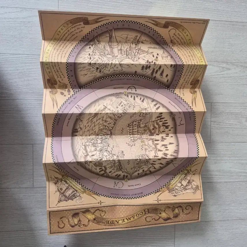 [BUNJANG] Universal Studios Harry Potter Wand and Hogwarts Map Set / 유니버셜 해리포터 지팡이 팝니다.
