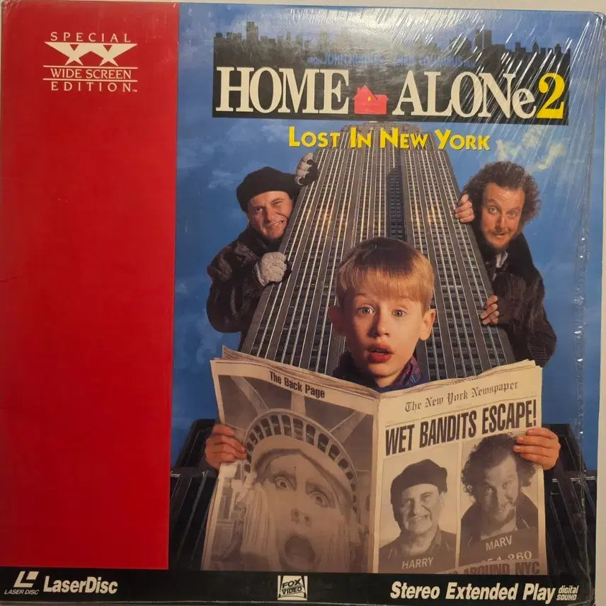 [BUNJANG] Home Alone 2 LaserDisc (LD) Wide Screen Edition / 희귀 나 홀로 집에2 레이저 디스크 LD Home Alone 2