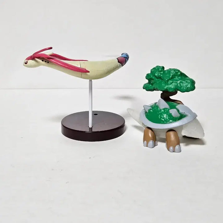 [BUNJANG] Pokemon 3D Diorama Figure Milotic &amp; Torterra (Partial Resin Replica) / 택포13만,희귀품)1:40 포켓몬스터 입체도감 피규어 밀로틱 유영,토대부기(일부 레진복제)