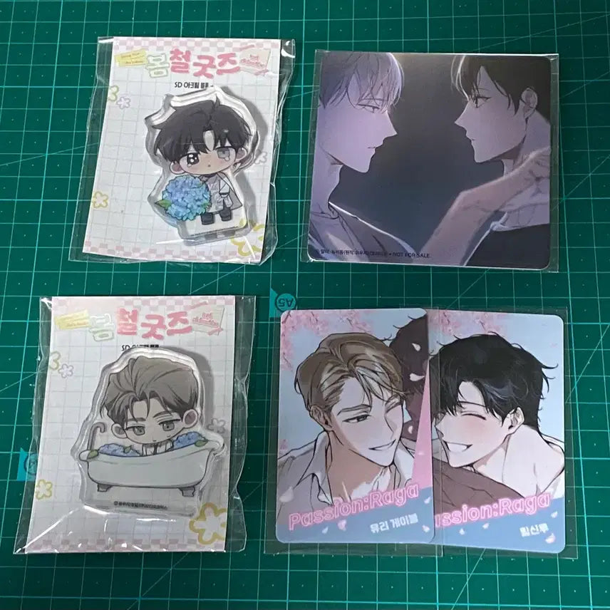 [BUNJANG] Fashion Raga Acrylic Coaster &amp; Photocard Bundle Set / 패션 라가 코스터 아크릴코로토 포토카드 일괄