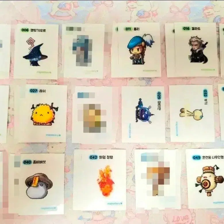 [BUNJANG] MapleStory Ttibusil Set / 메이플 스토리 띠부씰 개별 가능