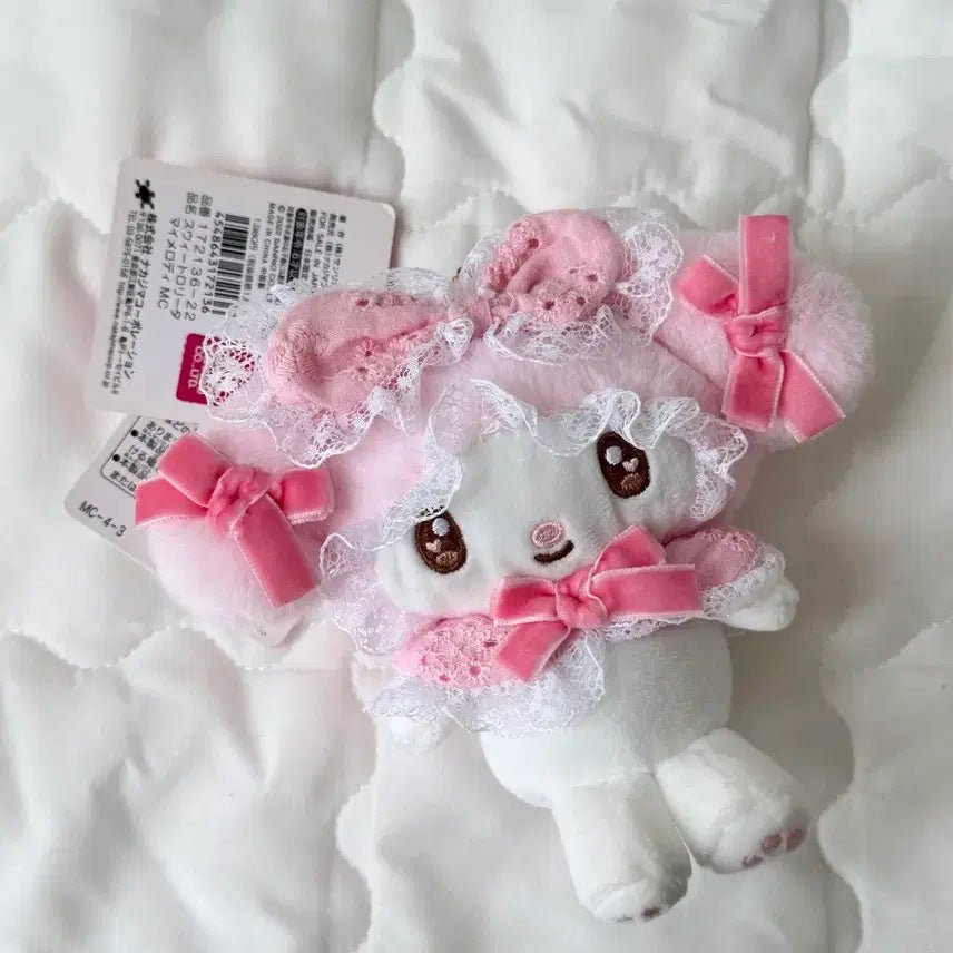 [BUNJANG] Sanrio Sweet Lolita My Melody Mascot Plush / 산리오 스위트 로리타 마이멜로디 마스코트 인헝