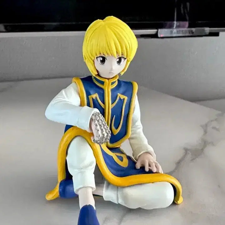 [BUNJANG] Hunter x Hunter Chrollo Lucilfer Swarasetai Seated Ver. 2 Gacha Figure (Sealed) / 헌터X헌터 크라피카 스와라세타이 앉은 자세 대열 리얼 2 가챠 캡슐 미개봉!!!