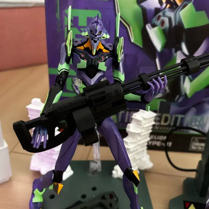 [BUNJANG] Blocky Evangelion Unit-01 Model Kit Action Edition / 블로키 에바 초호기 1호기 프라모델 액션 에디션