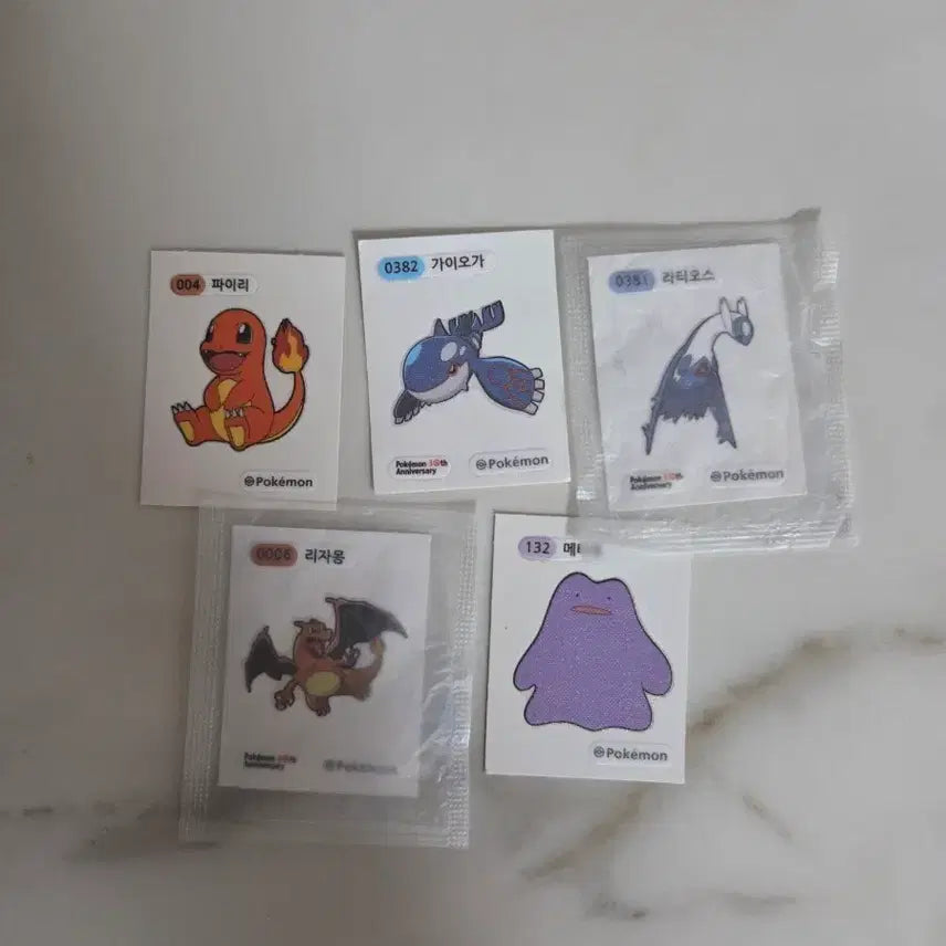 [BUNJANG] Pokemon Stickers Bundle Set / 포켓몬 띠부씰 일괄