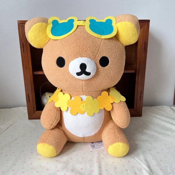 [BUNJANG] Rilakkuma Large Aloha Doll / 리락쿠마 대형 알로하 인형