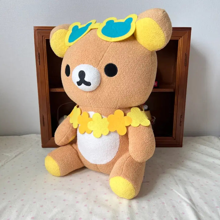 [BUNJANG] Rilakkuma Large Aloha Doll / 리락쿠마 대형 알로하 인형
