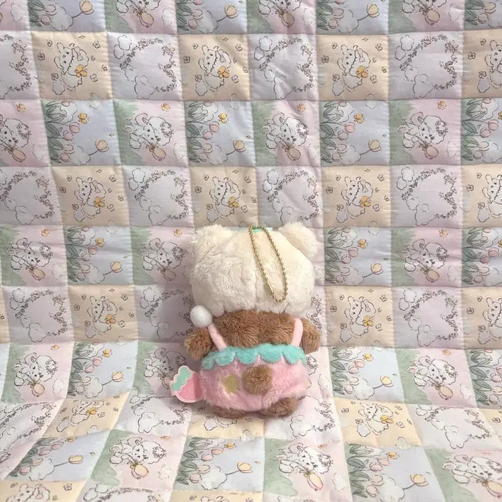 [BUNJANG] San-X Rilakkuma Strawberry Sweet Day Mascot / 산엑스 딸기 코구마 인형 코리락쿠마의 딸기하루 마스코트