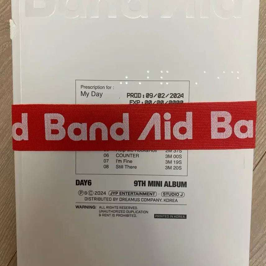 [BUNJANG] DAY6 Band Aid Album Photocard / 데이식스 밴드에이드 앨범