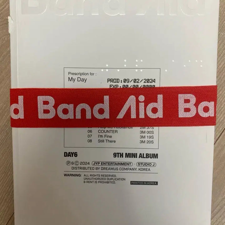 [BUNJANG] DAY6 Band Aid Album Photocard / 데이식스 밴드에이드 앨범