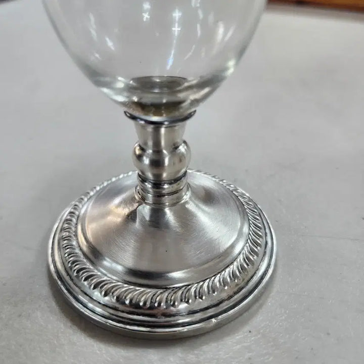 [BUNJANG] Sterling Silver Hand-Cut Vase / 미국서온 오랜된 스텔링(은) 핸드커팅(핸드메이드) 높이27.8cm지름7.5cm80000원