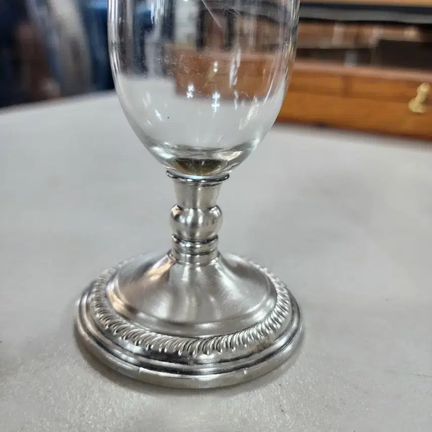 [BUNJANG] Sterling Silver Hand-Cut Vase / 미국서온 오랜된 스텔링(은) 핸드커팅(핸드메이드) 높이27.8cm지름7.5cm80000원