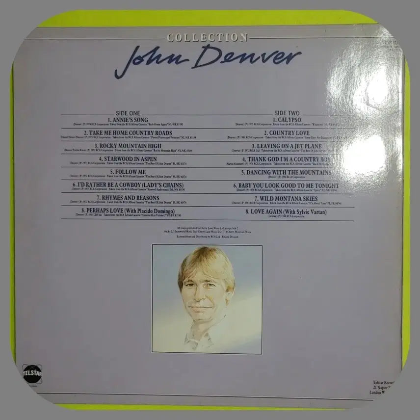 [BUNJANG] John Denver Collection LP UK First Pressing / 존 덴버 컬렉션 LP NM/NM 영국초판