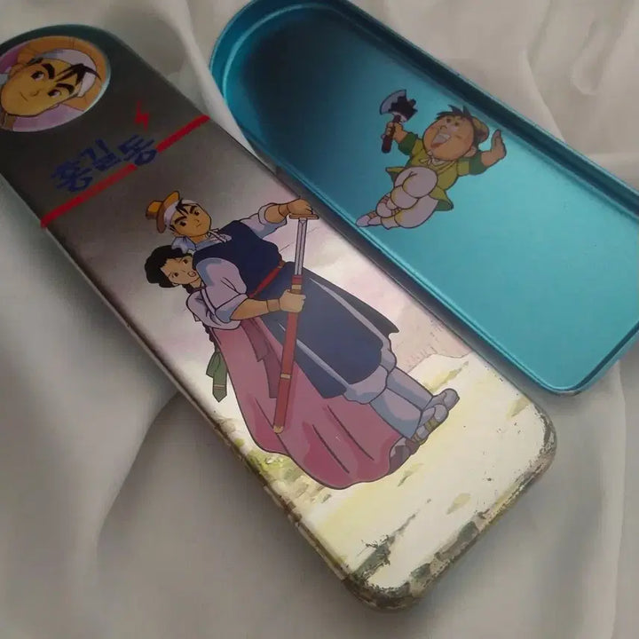 [BUNJANG] 1996 Hong Gildong Classic Metal Pencil Case / 1996년 홍길동 고전 철제필통 / 빈티지 문구 레트로 인테리어소품