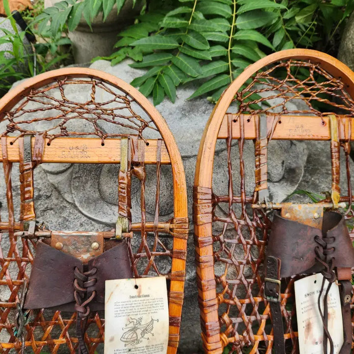 [BUNJANG] C.A. Lund Original 1944 US Army 10th Mountain Division Snowshoes / 미국 1944년  미 육군 제10산악사단이 사용하던 오리지널 C.A. Lund 스노슈.설피