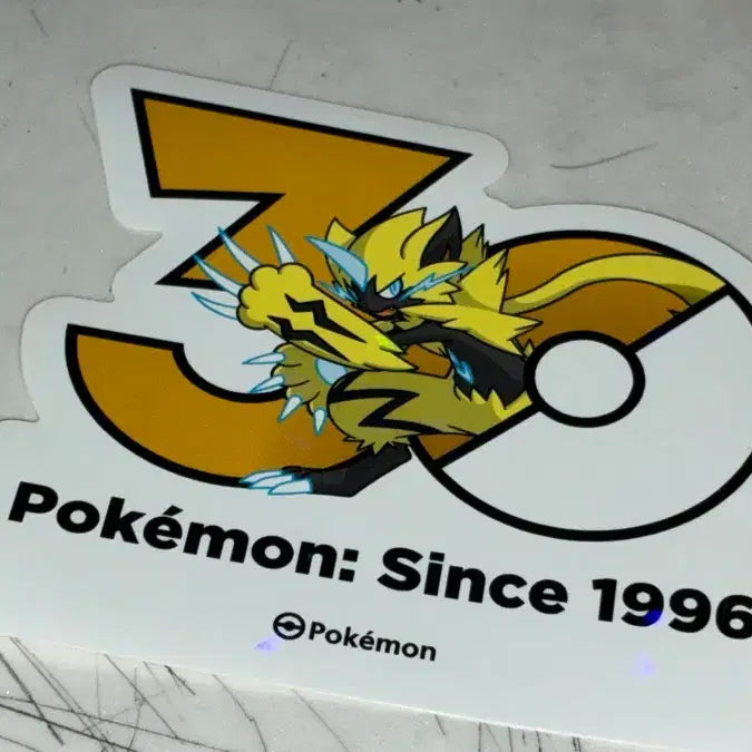 [BUNJANG] Pokemon 30th Anniversary Sticker Zeraora / 포켓몬스터 30주년 스티커 제라오라