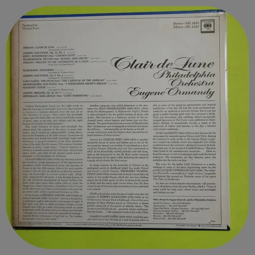 [BUNJANG] Stravinsky The Rite of Spring LP US First Press NM-/NM / 스트라빈스키 봄의 제전 LP 미국초판  NM-/NM