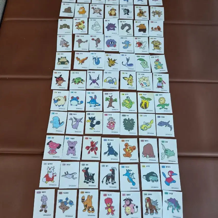 [BUNJANG] Pokemon Stickers / 포켓몬 띠부씰