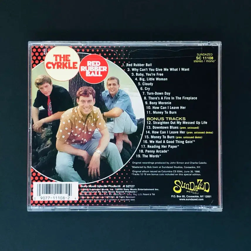 [BUNJANG] The Cyrkle Red Rubber Ball CD / [CD중고] 더 써클 (The Cyrkle) / Red Rubber Ball