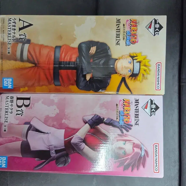 [BUNJANG] Naruto Ichiban Kuji Uzumaki Naruto A Prize &amp; Haruno Sakura B Prize Figures (Sealed) / 택포15)나루토 제일복권 나루토 A상.사쿠라 B상 피규어 (미개봉)