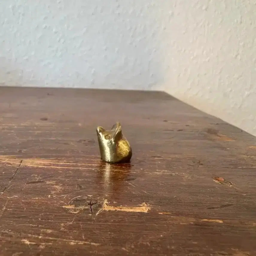 [BUNJANG] Vintage Brass Mouse Figurine Germany / 독일)빈티지 브라스 미니 쥐