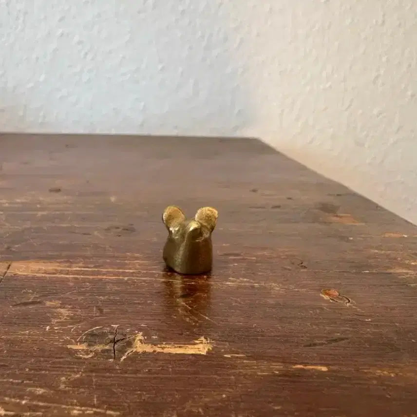 [BUNJANG] Vintage Brass Mouse Figurine Germany / 독일)빈티지 브라스 미니 쥐